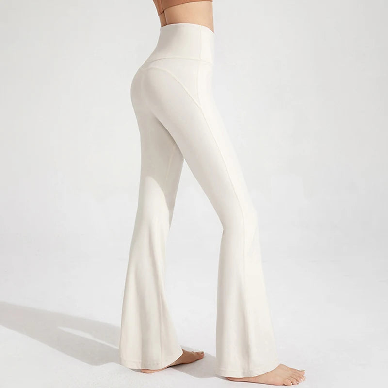 High-Waisted Flared Yoga Pants